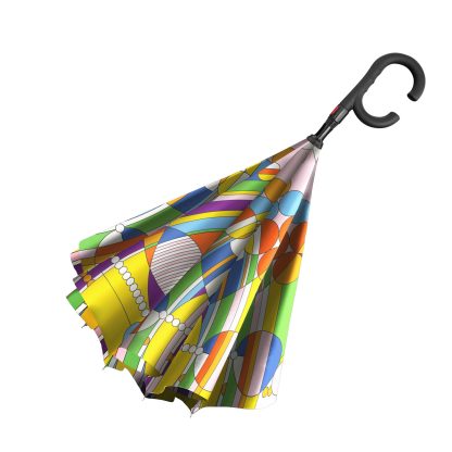 Artistic Graffiti Reverse Umbrella - Image 2