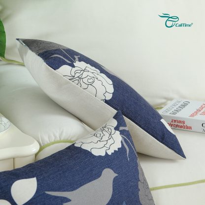 Bird and flower painting pillowcase - Image 6