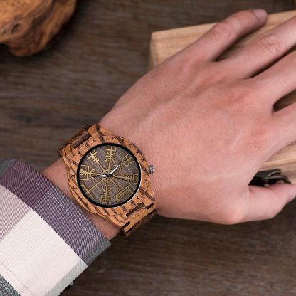 Nordic style mysterious rune pattern watch - Image 3