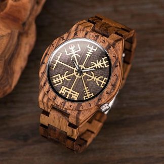 Nordic style mysterious rune pattern watch