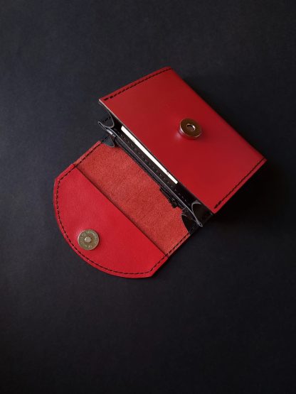 Red leather wallet - Image 5