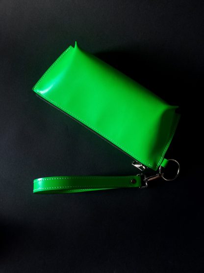 Green Leather Clutch