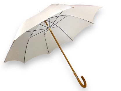 Simple solid wood curved handle long handle umbrella - Image 8