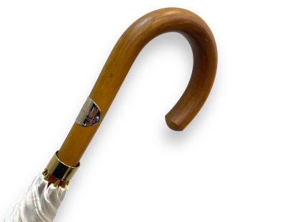 Simple solid wood curved handle long handle umbrella - Image 7