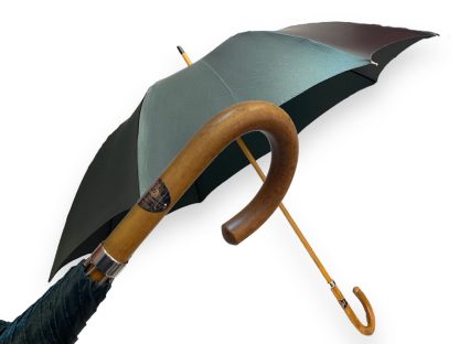 Vintage solid wood curved handle long handle umbrella - Image 7