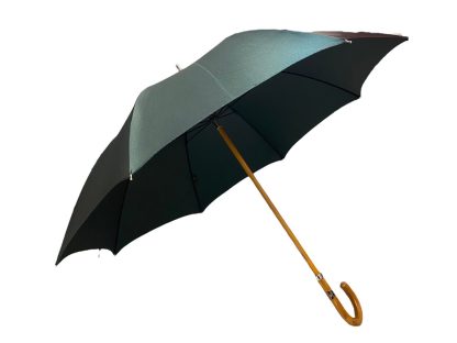 Vintage solid wood curved handle long handle umbrella - Image 6