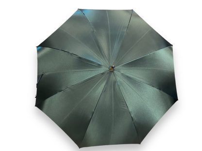 Vintage solid wood curved handle long handle umbrella - Image 5