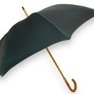 Vintage solid wood curved handle long handle umbrella
