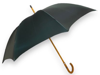 Vintage solid wood curved handle long handle umbrella