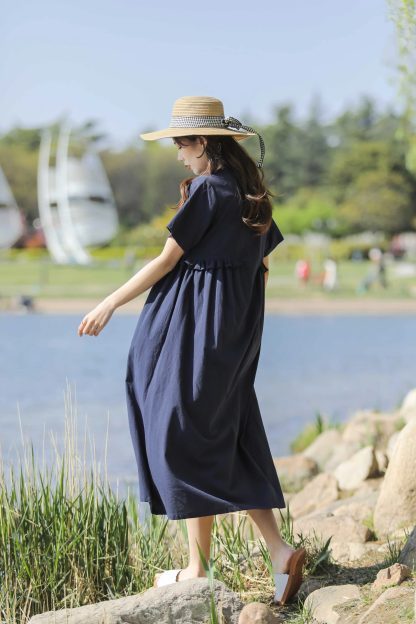 Navy blue dress - Image 4