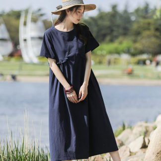 Navy blue dress