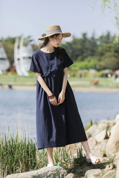Navy blue dress