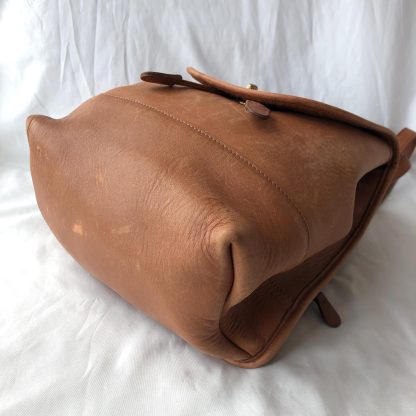 Vintage leather backpack - Image 2