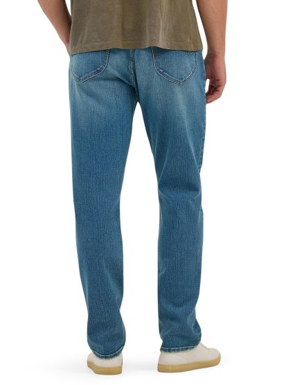 Men's classic straight washed jeans - Image 2