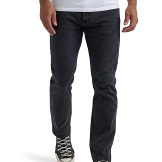Classic black and grey straight jeans