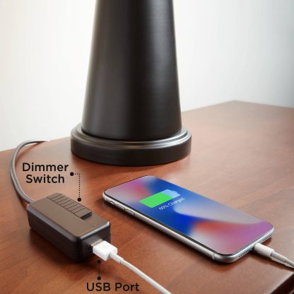 Modern simple USB dimmable desk lamp - Image 4