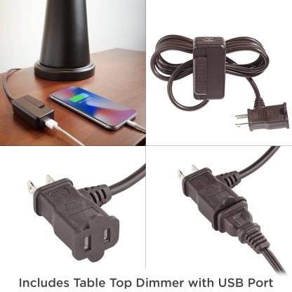 Modern simple USB dimmable desk lamp - Image 3