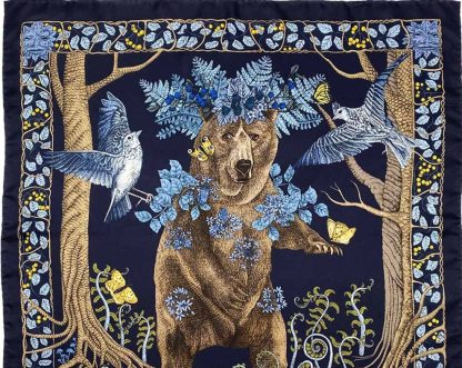Forest Guardian Silk Square Scarf - Image 8