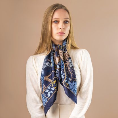 Forest Guardian Silk Square Scarf - Image 7