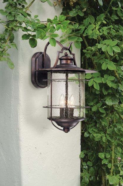 Vintage Bubble Glass Outdoor Wall Light - Image 2