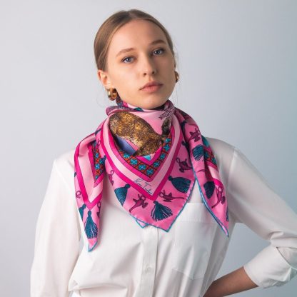 Wilderness Journey Silk Square Scarf