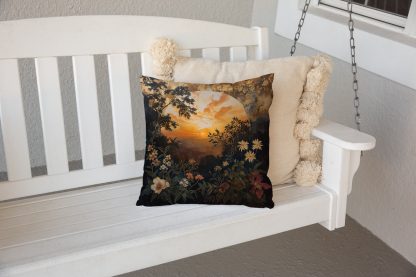 Sunset Flowers Pillow - Image 5