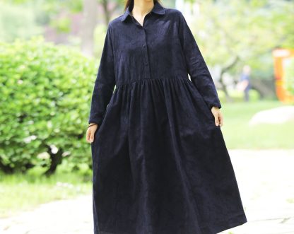 Navy blue dress - Image 4