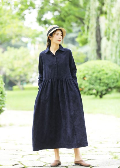 Navy blue dress