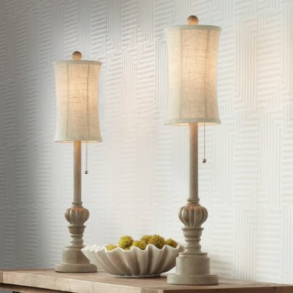 Vintage Linen Table Lamp - Image 6
