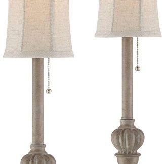 Vintage Linen Table Lamp