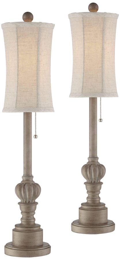 Vintage Linen Table Lamp