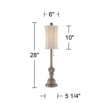 Vintage Linen Table Lamp - Image 4