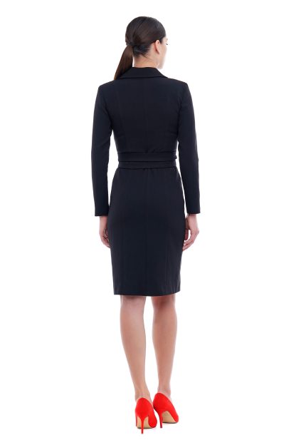 Black and gold suit dress - Image 6