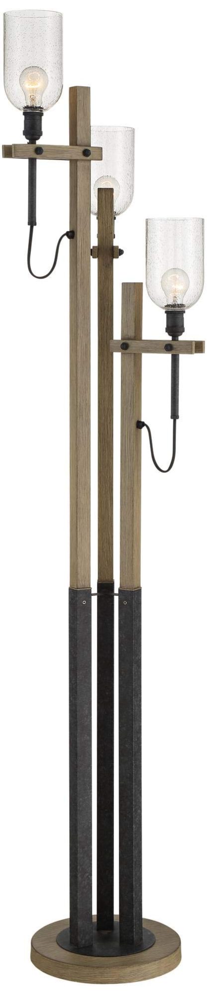 Natural industrial style floor lamp - Image 5