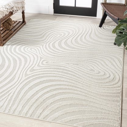 Wabi-sabi style ripple texture carpet - Image 12