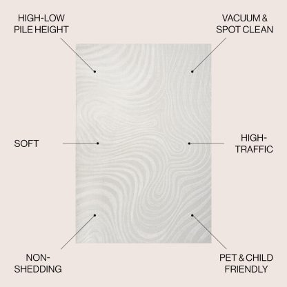 Wabi-sabi style ripple texture carpet - Image 11