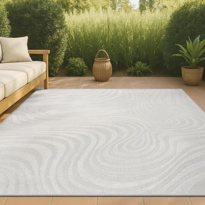 Wabi-sabi style ripple texture carpet - Image 10