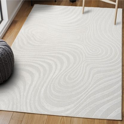 Wabi-sabi style ripple texture carpet - Image 5