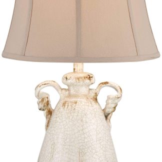Retro old ceramic table lamp