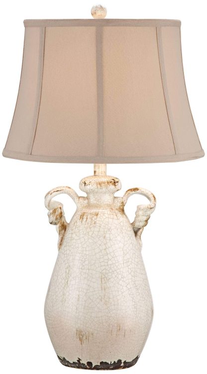Retro old ceramic table lamp