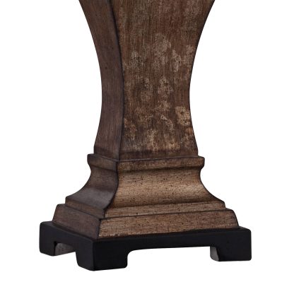 Retro old wooden table lamp - Image 5