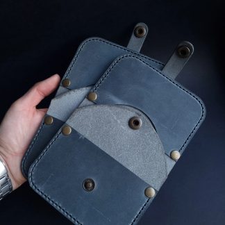 Vintage leather mobile phone bag
