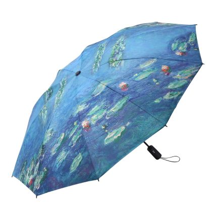 Monet Water Lily Folding Umbrella - Image 5