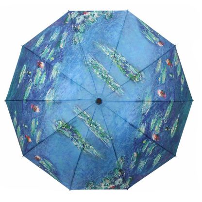 Monet Water Lily Folding Umbrella - Image 2