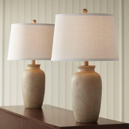 Natural texture ceramic table lamp - Image 8