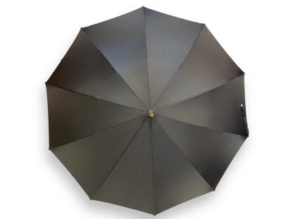 Hand-carved wooden dog head long handle umbrella - Image 4
