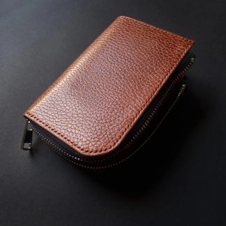 Brown leather wallet