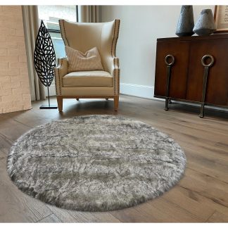 Lazy atmosphere faux wool carpet