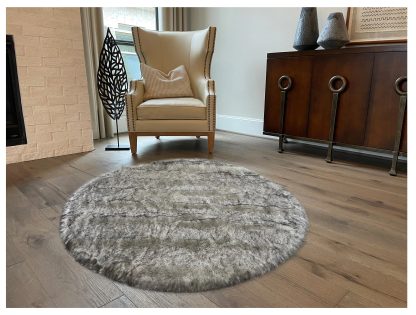 Lazy atmosphere faux wool carpet