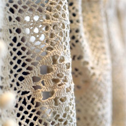 Lace pompom short curtain - Image 4